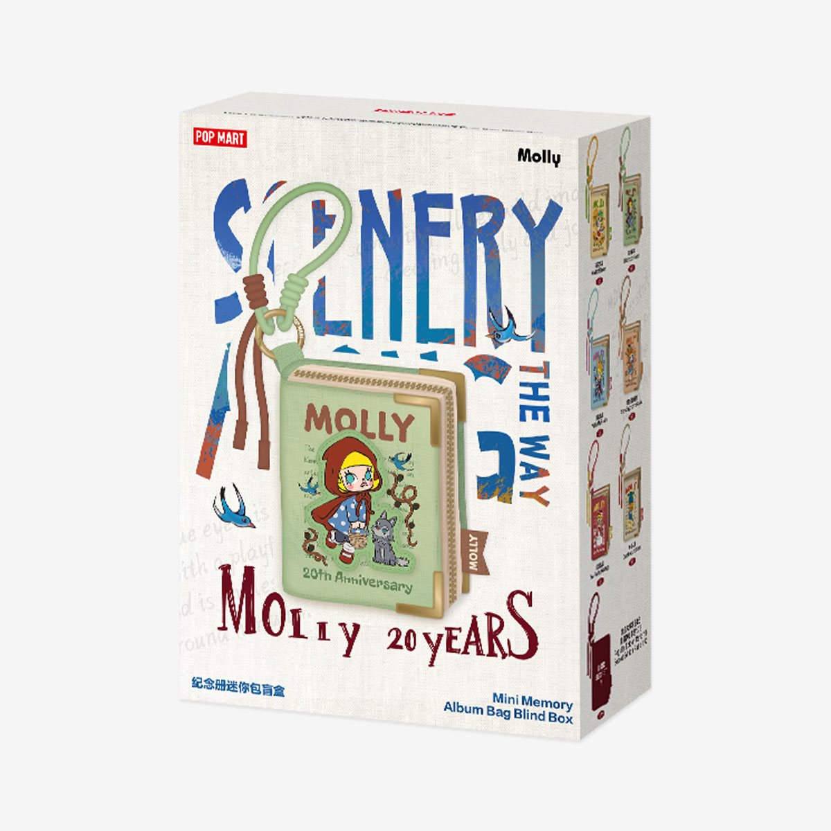 MOLLY Scenery Along the Way Series-Mini Memory Album Bag Blind Box