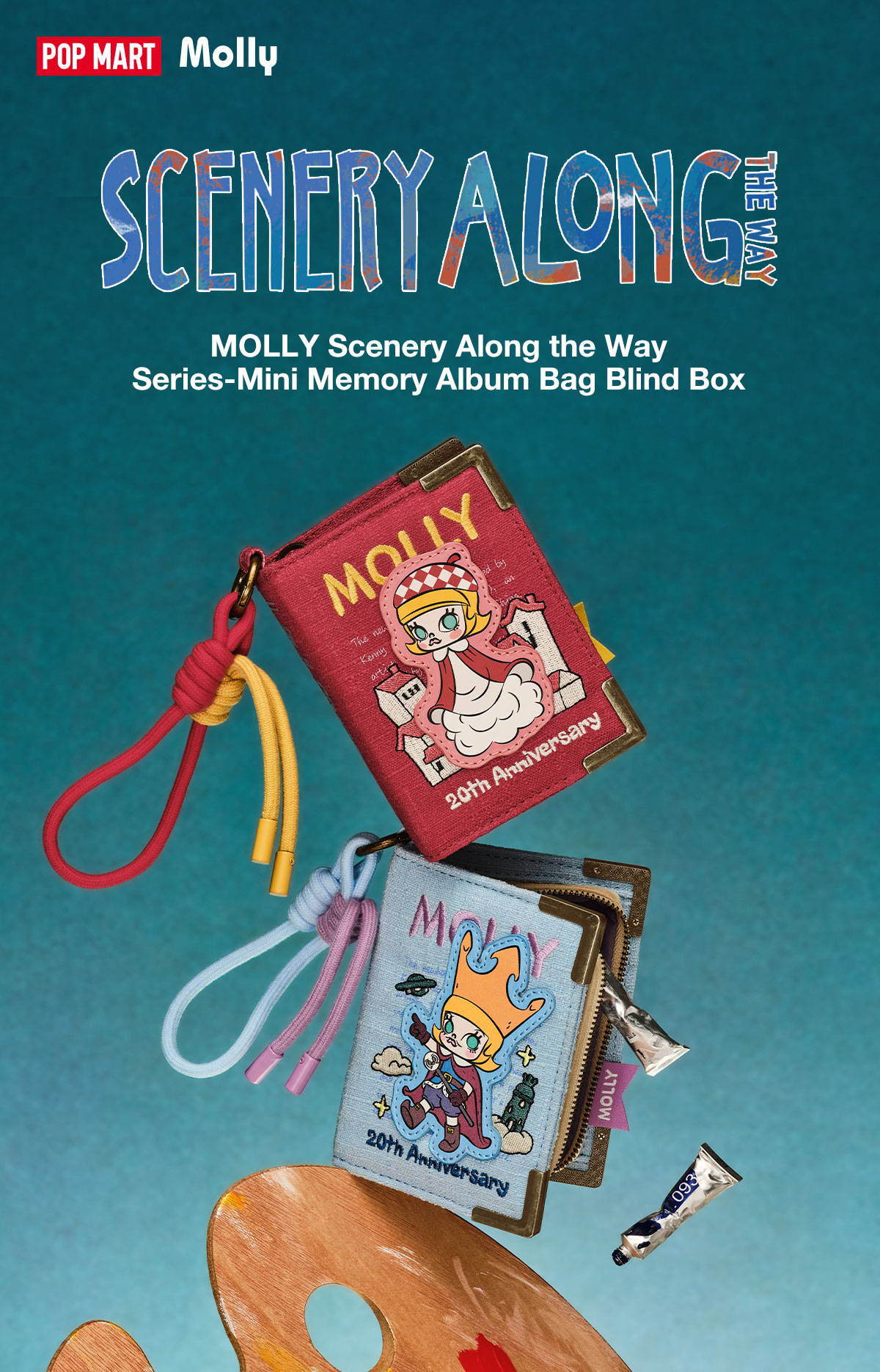 MOLLY Scenery Along the Way Series-Mini Memory Album Bag Blind Box
