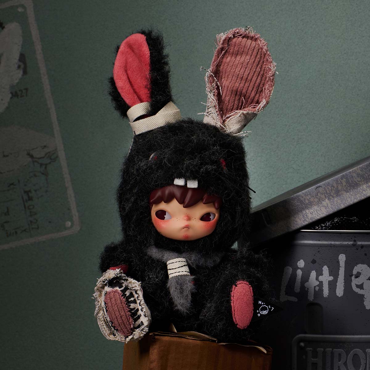 Hirono Little Hare Plush Doll Pendant - POP MART (Singapore)