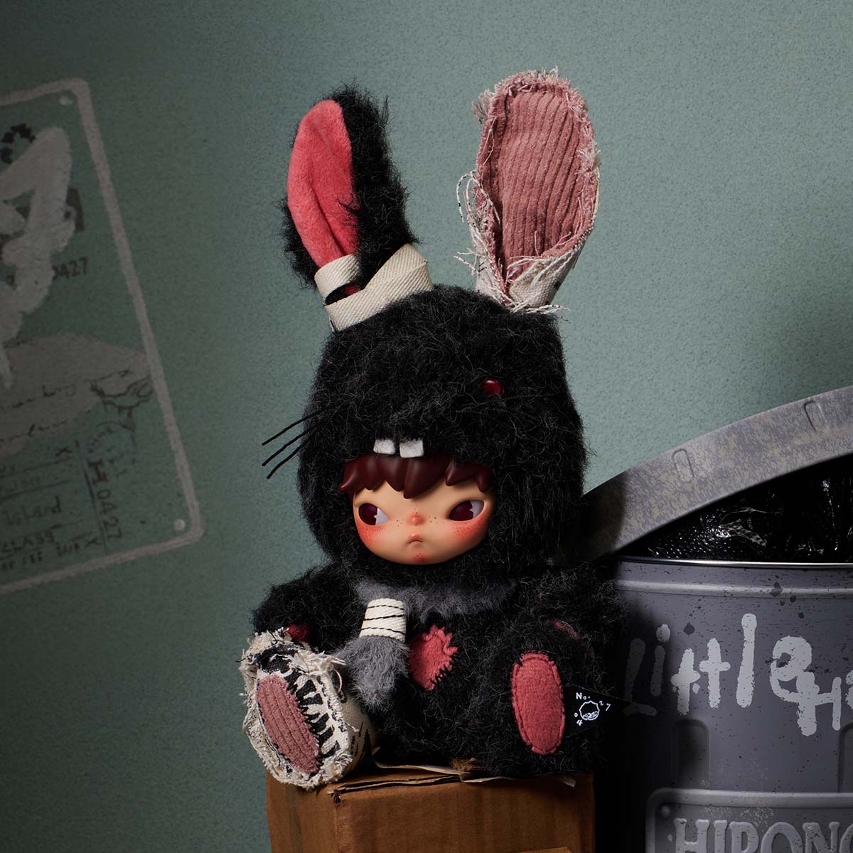 Hirono Little Hare シークレット　 缶付き Hirono Little Hare Plush Doll Pendant - POP MART (South Korea)