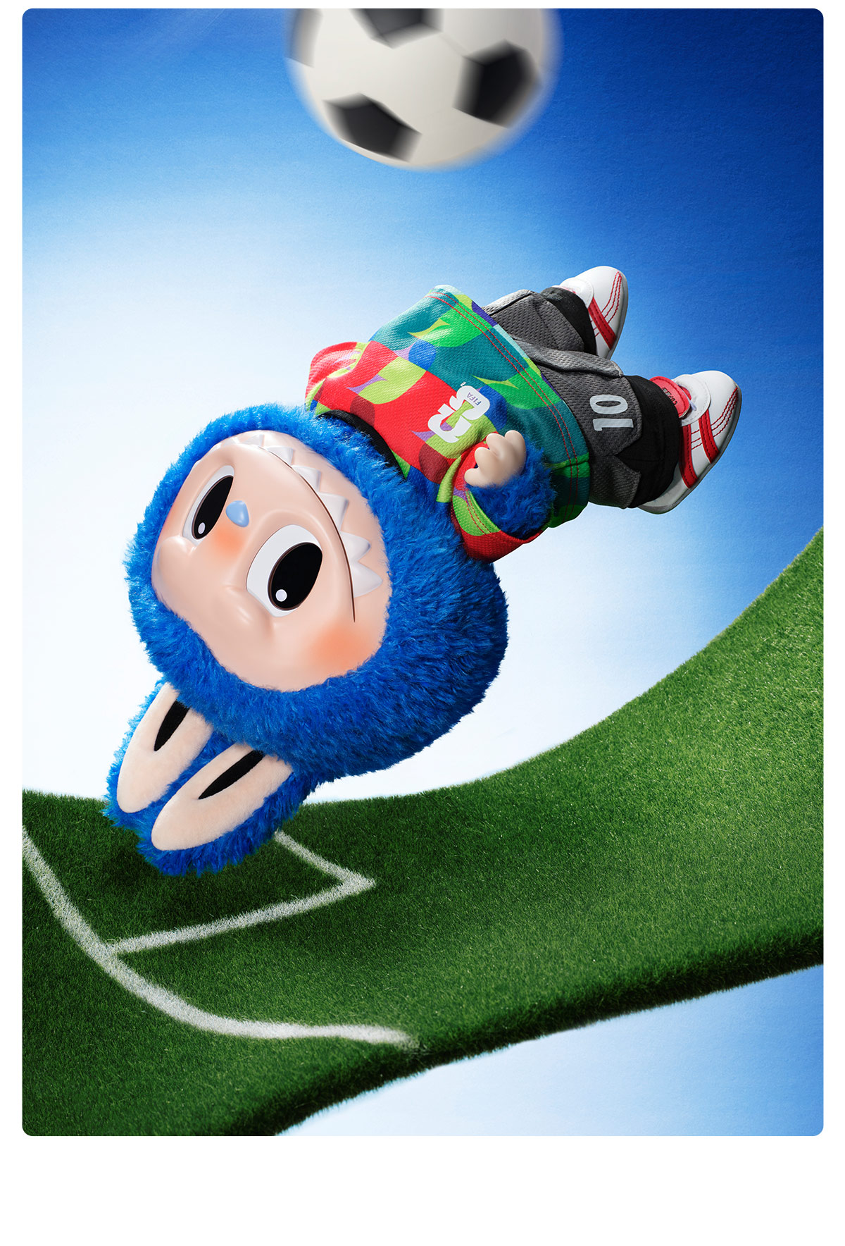 THE MONSTERS × FIFA SERIES-Catch the Win Vinyl Plush Doll - POP