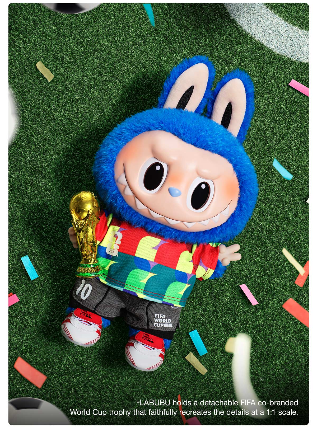 THE MONSTERS × FIFA SERIES-Catch the Win Vinyl Plush Doll - POP