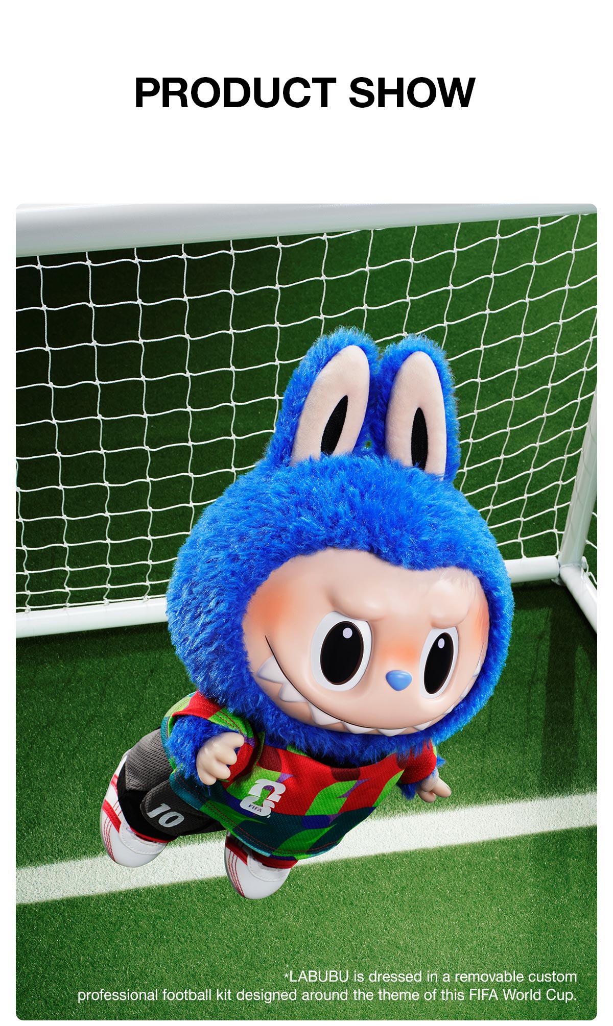 THE MONSTERS × FIFA Catch the Win ぬいぐるみ THE MONSTERS × FIFA SERIES-Catch the Win Vinyl Plush Doll - POP