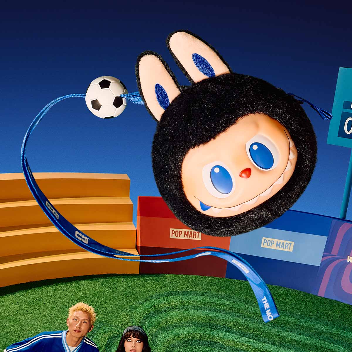 FIFAコラボTHE 新品❣️POPMART MONSTERぬいぐるみペンダント the Catch FIFA × MONSTERS THE MART POP MART（ポップマート） POP その他