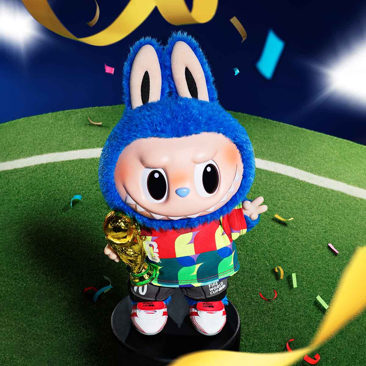 THE MONSTERS × FIFA SERIES-Catch the Win Vinyl Plush Doll - POP