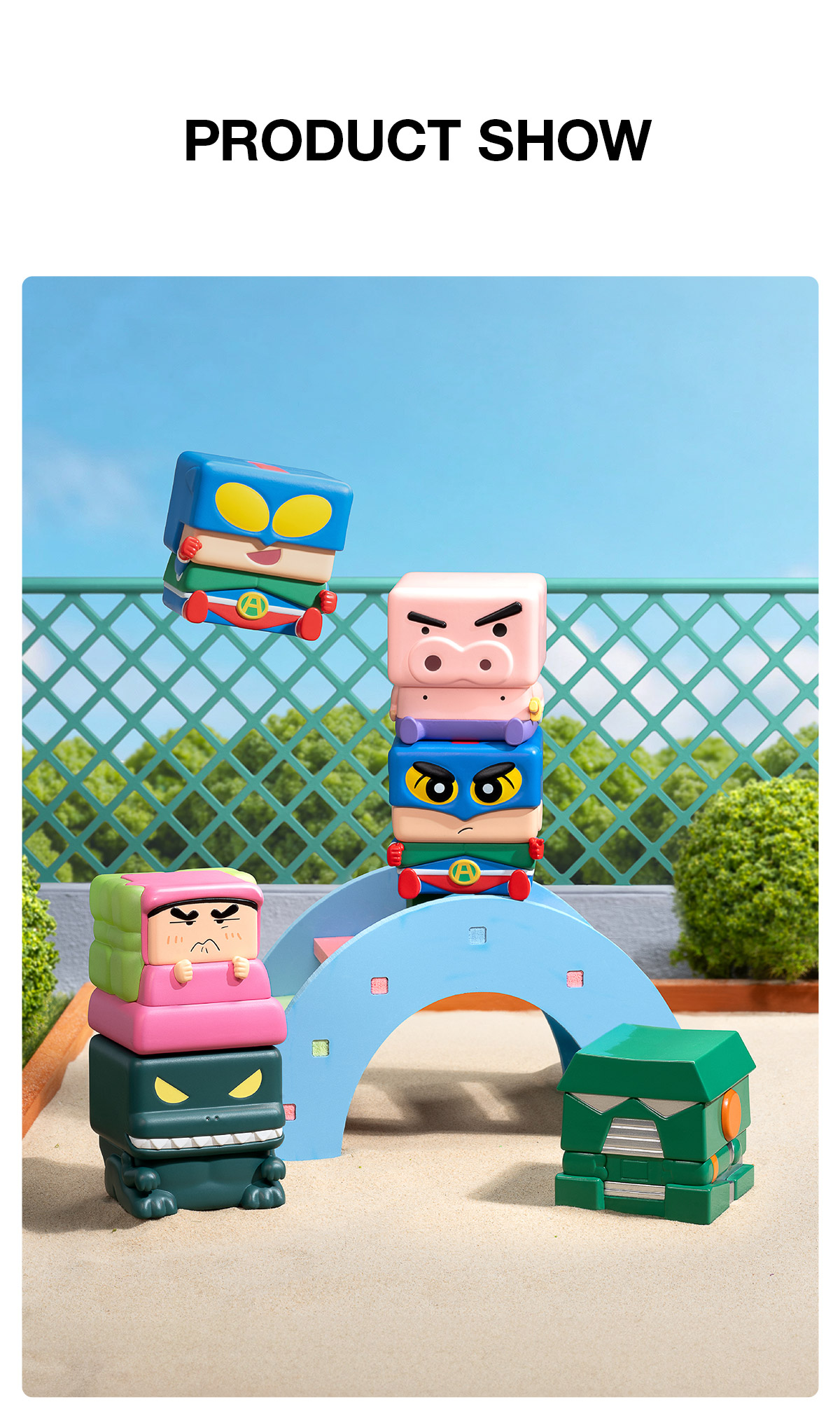 【こんちゃん】BE-MAX2020 POP NOW:Crayon Shinchan POP CUBE-3 Series Figures - POP MART