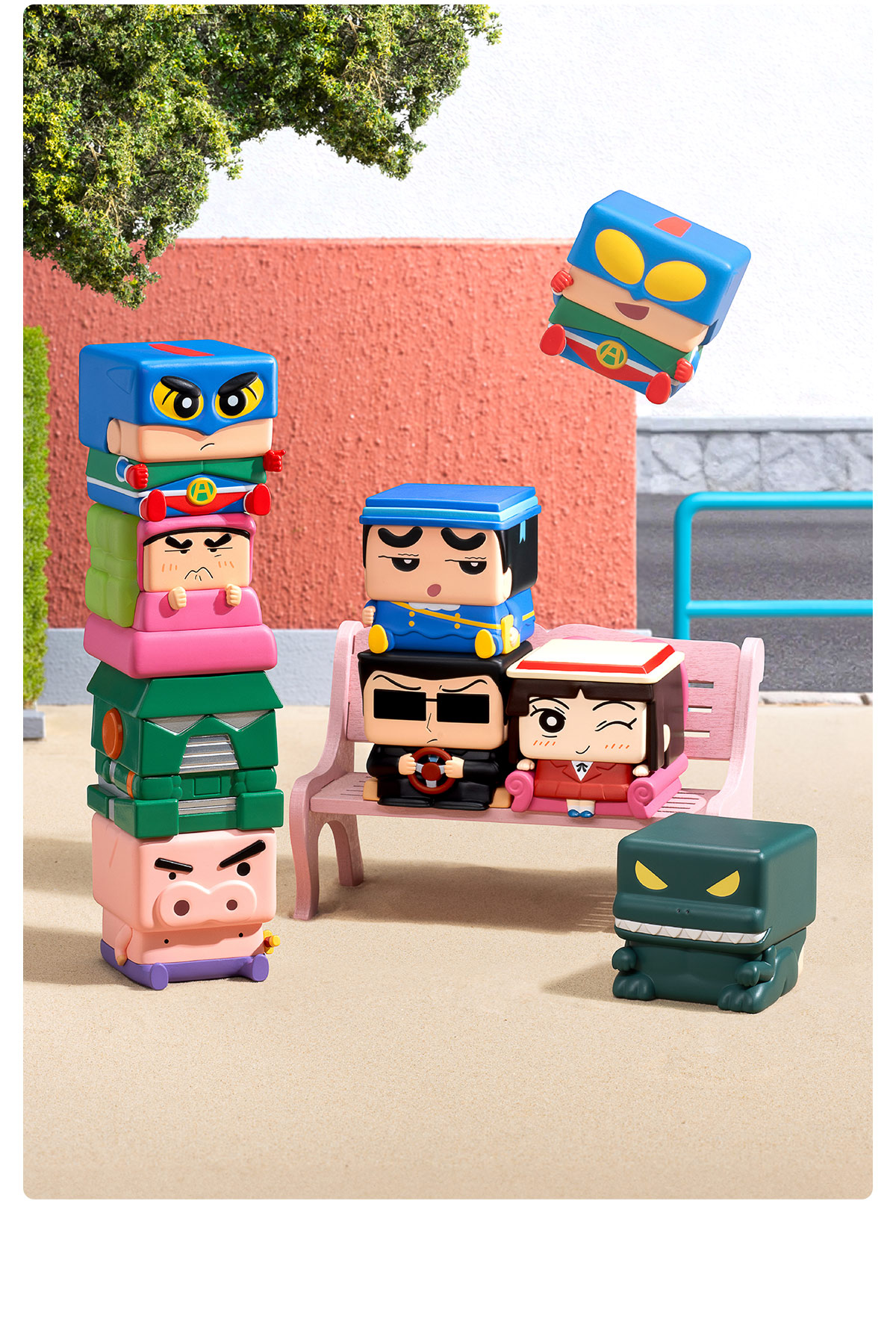 POP NOW:Crayon Shinchan POP CUBE-3 Series Figures - POP MART