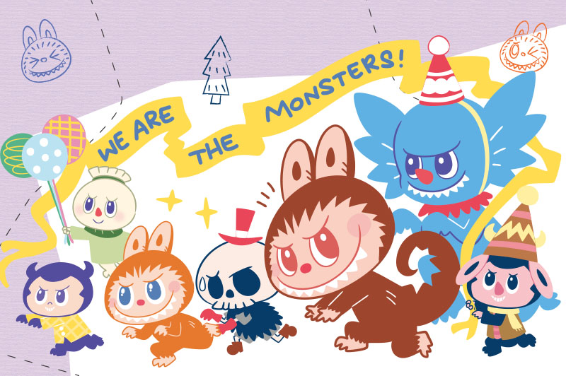 ラブブ　POPMART　ドラゴン　THEMONSTERS　羽 尻尾あり ラフフ ジモモ ぴんく羽とドラゴンしっぽ付き｜Yahoo!フリマ（旧PayPay