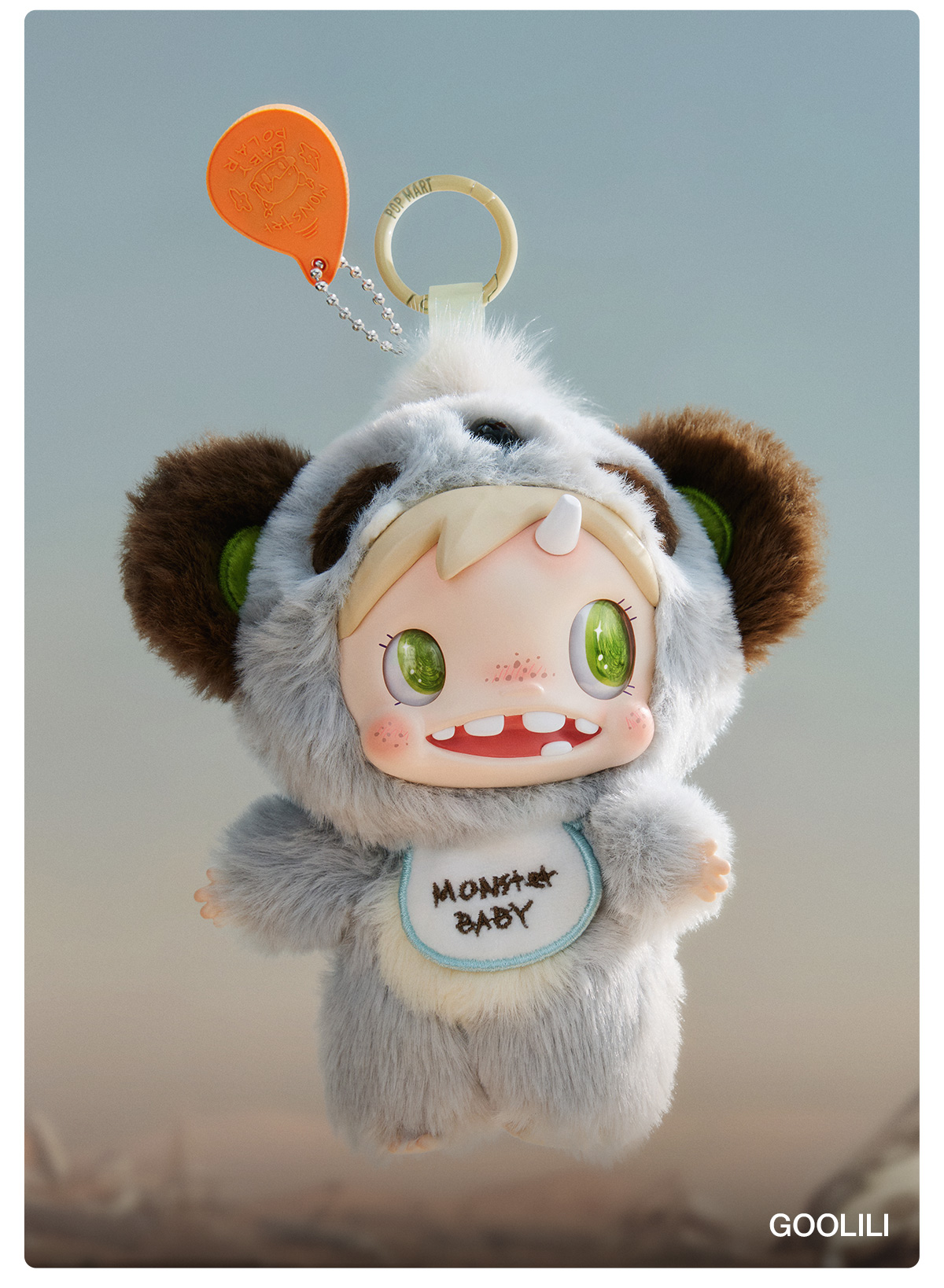 POLAR Monster Baby Collectionシークレットポップマー POLAR-Monster Baby Collection Series Plush Pendant Ver.1 - POP