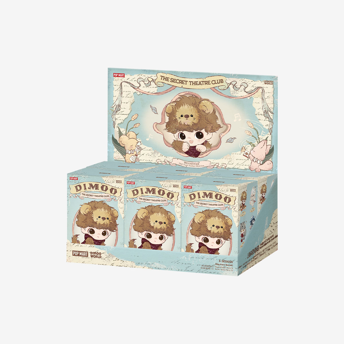 DIMOO The Secret Theatre Club シークレット くま DIMOO The Secret Theatre Club Series-Vinyl Plush Pendant Blind Box