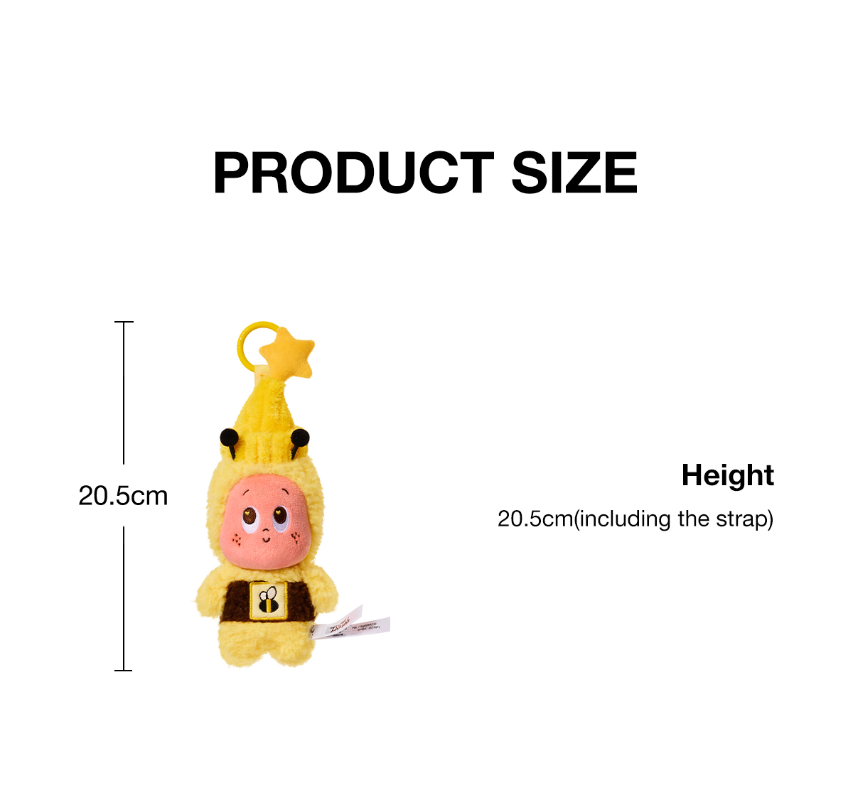 MOON GELATO Series-Honey Plush Pendant - POP MART (Japan)