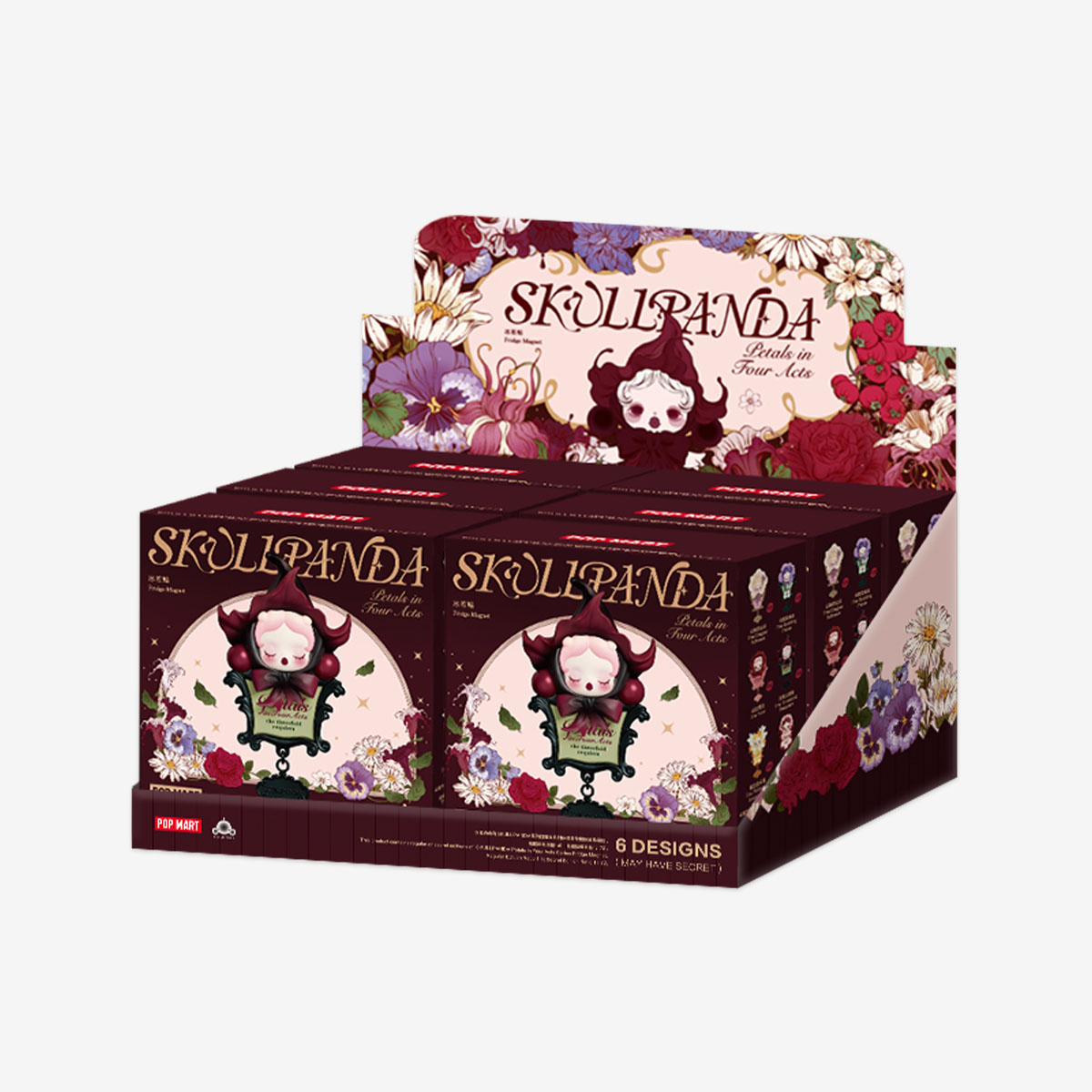 SKULLPANDA Petals in Four Acts Series Fridge Magnet - POP MART