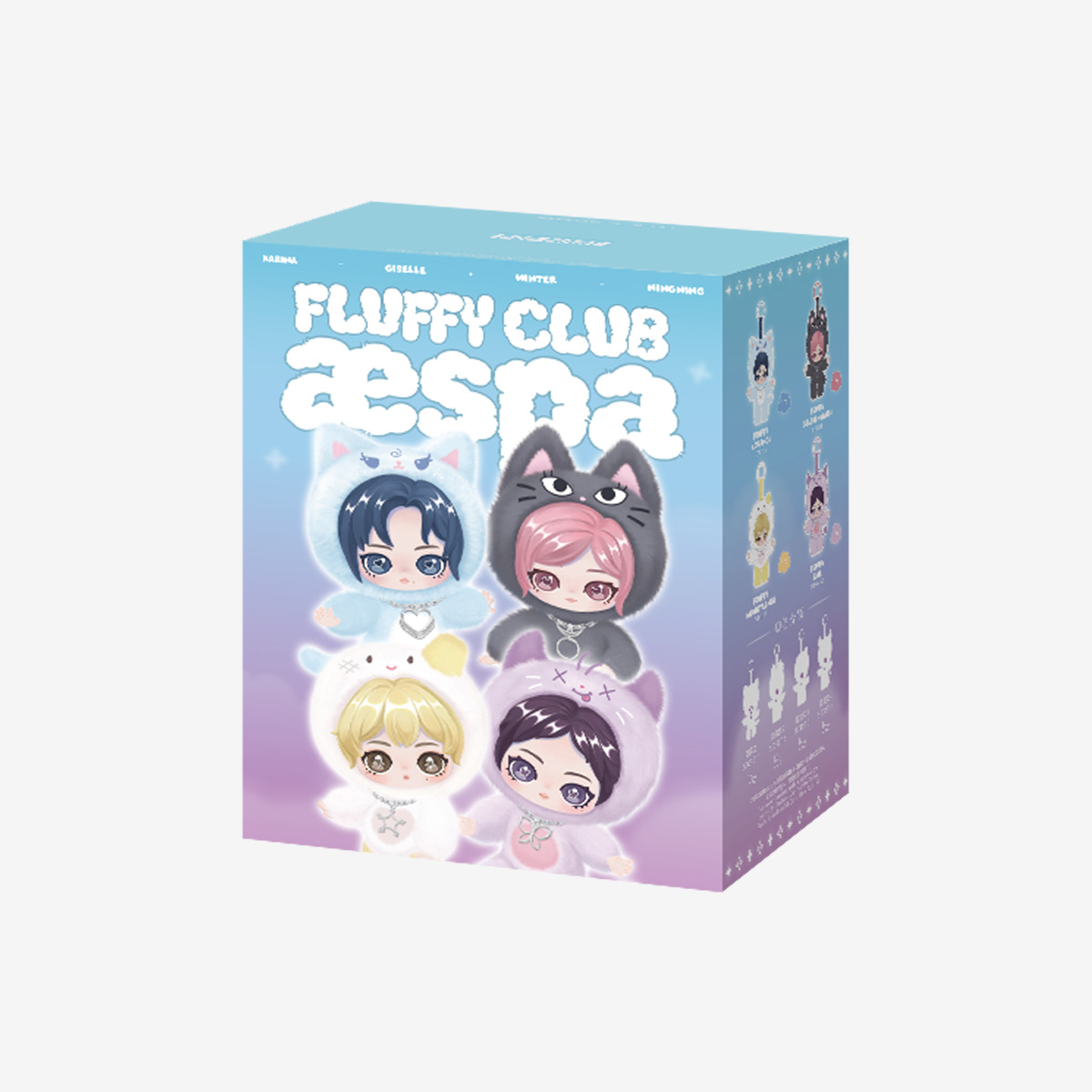 aespa Fluffy Club Series Vinyl Plush Doll Pendant - POP MART