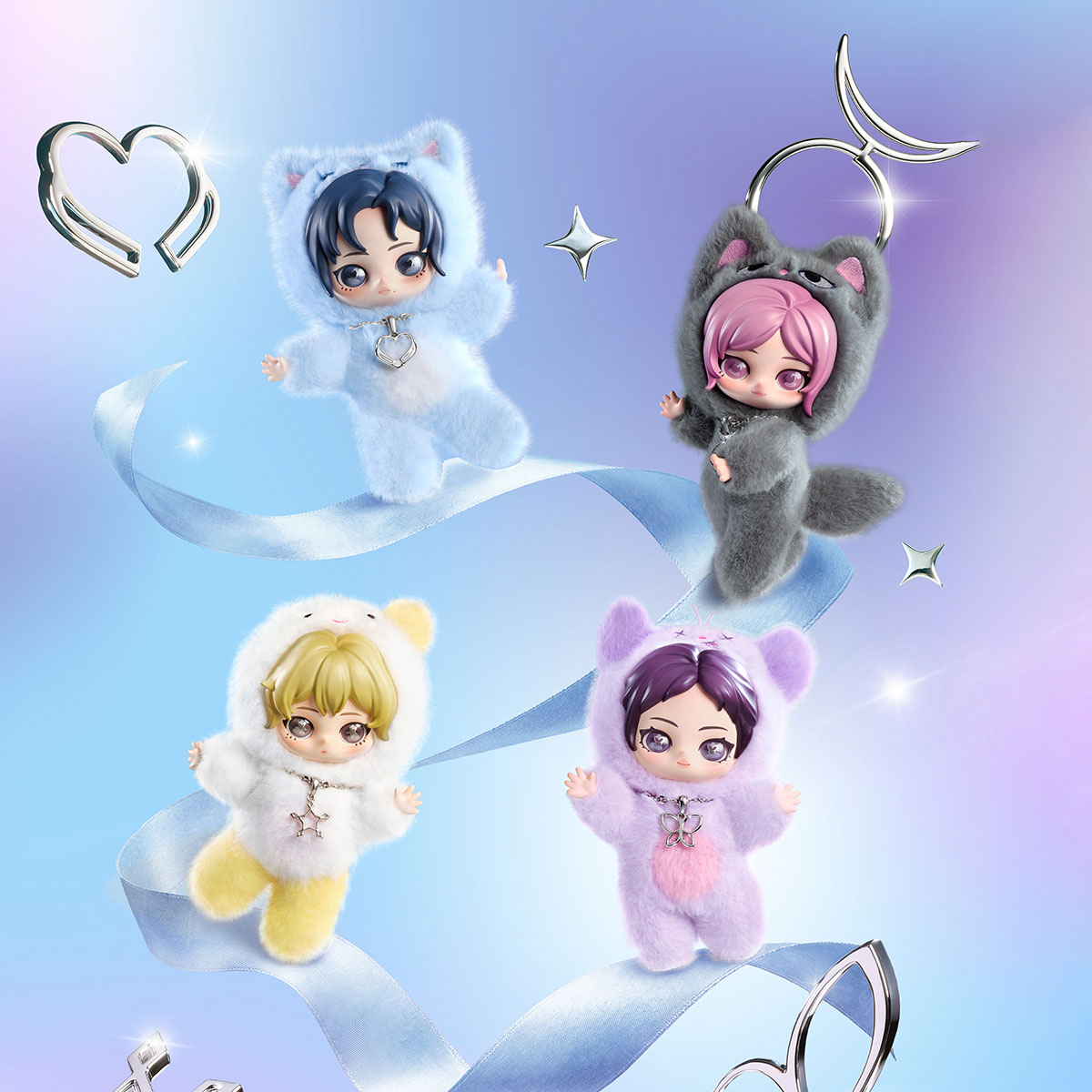 aespa Fluffy Club シリーズ ぬいぐるみペンダント シークレット