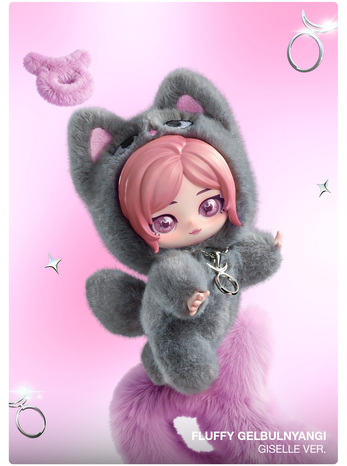 aespa Fluffy Club Series Vinyl Plush Doll Pendant - POP MART (Belgium)
