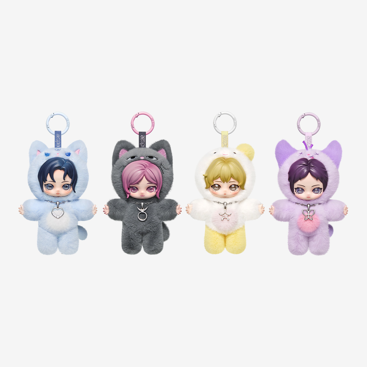 aespa Fluffy Club Series Vinyl Plush Doll Pendant | POP MART