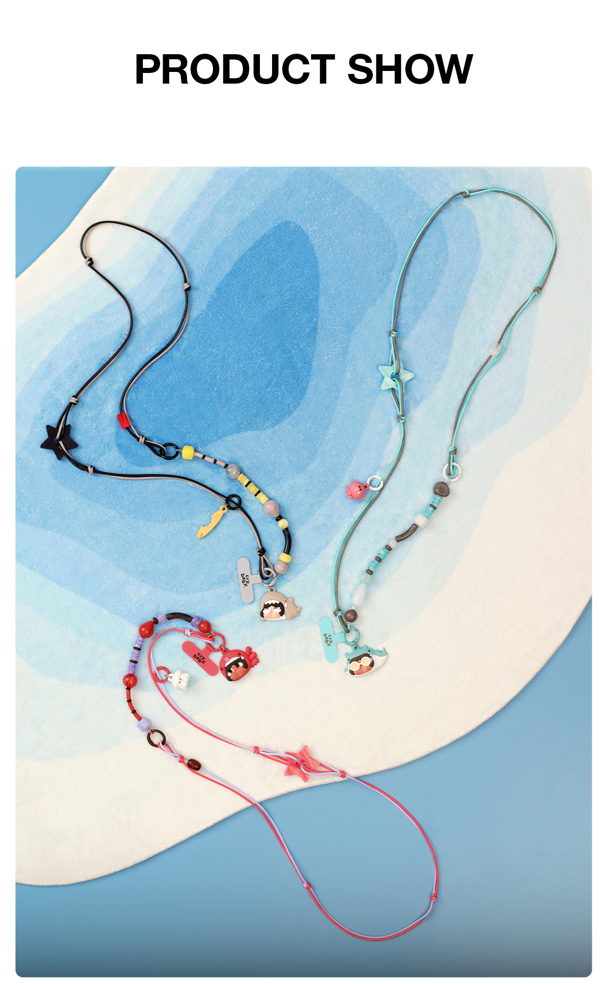 CRYBABY Cry Me an Ocean Series 3-in-1 Detachable Phone Charm - POP