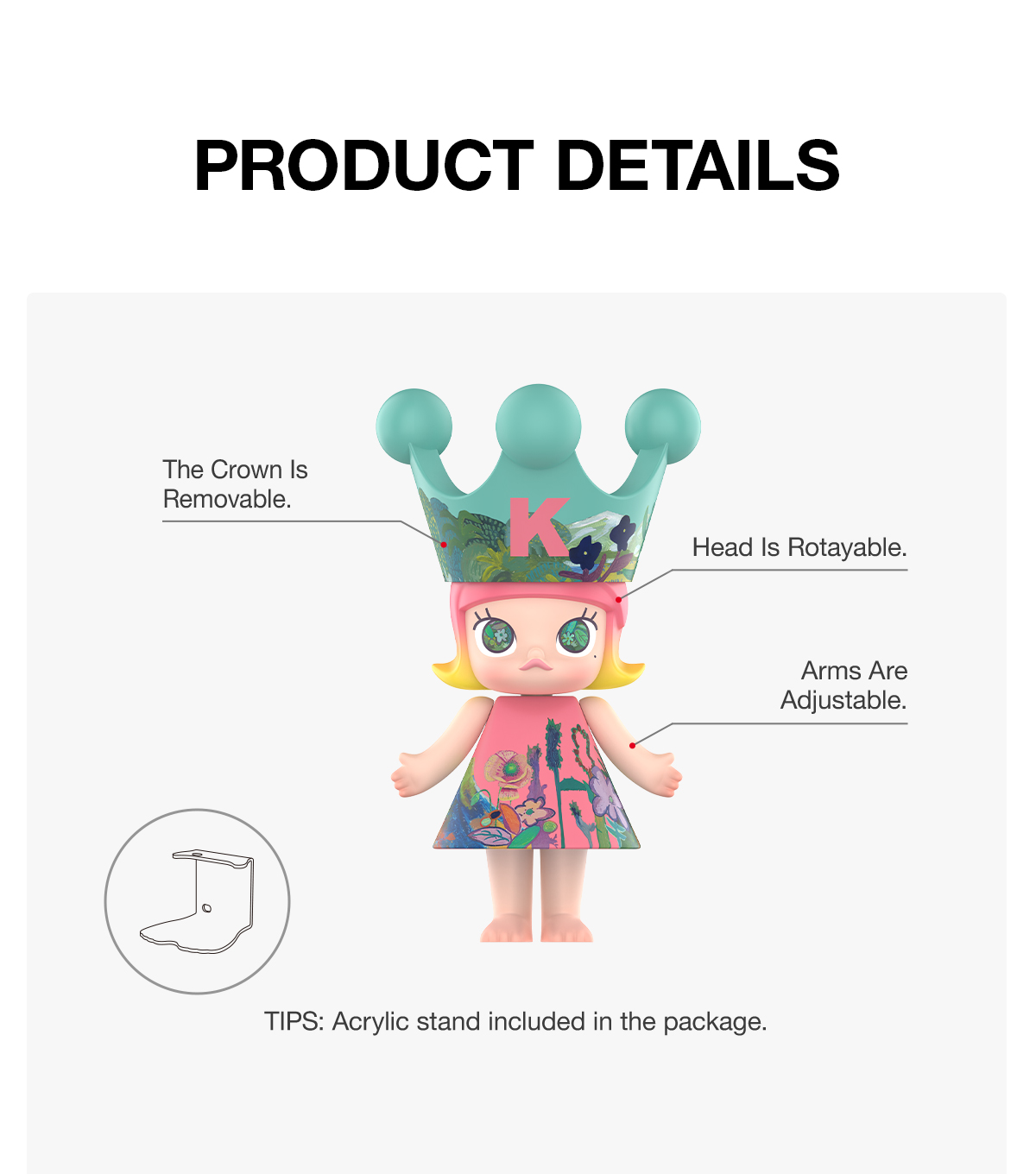 MEGA ROYAL MOLLY 1000% Childishness 2026 - POP MART (Singapore)