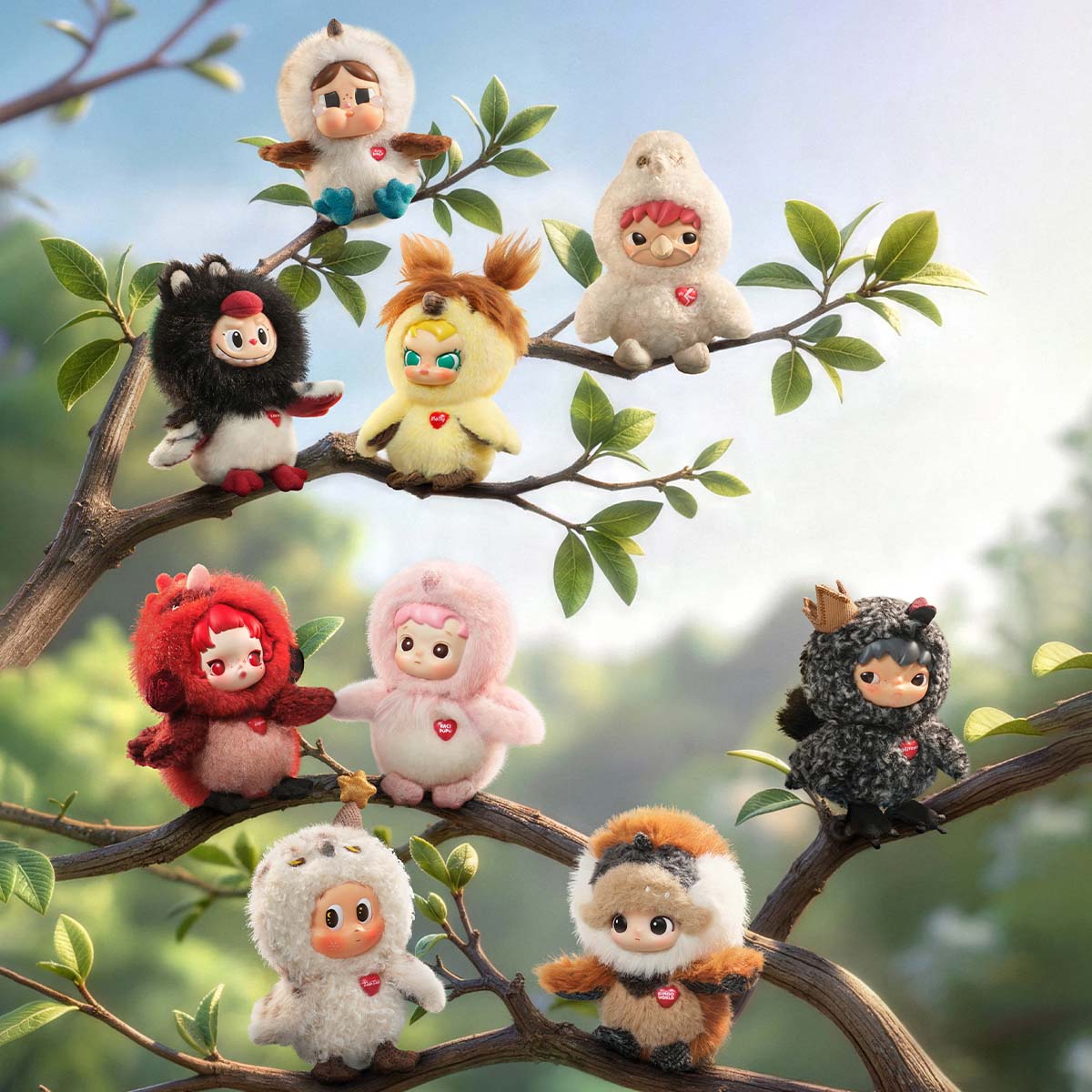 Pop Mart Dear Birds Series Plush Pendant Blind Box