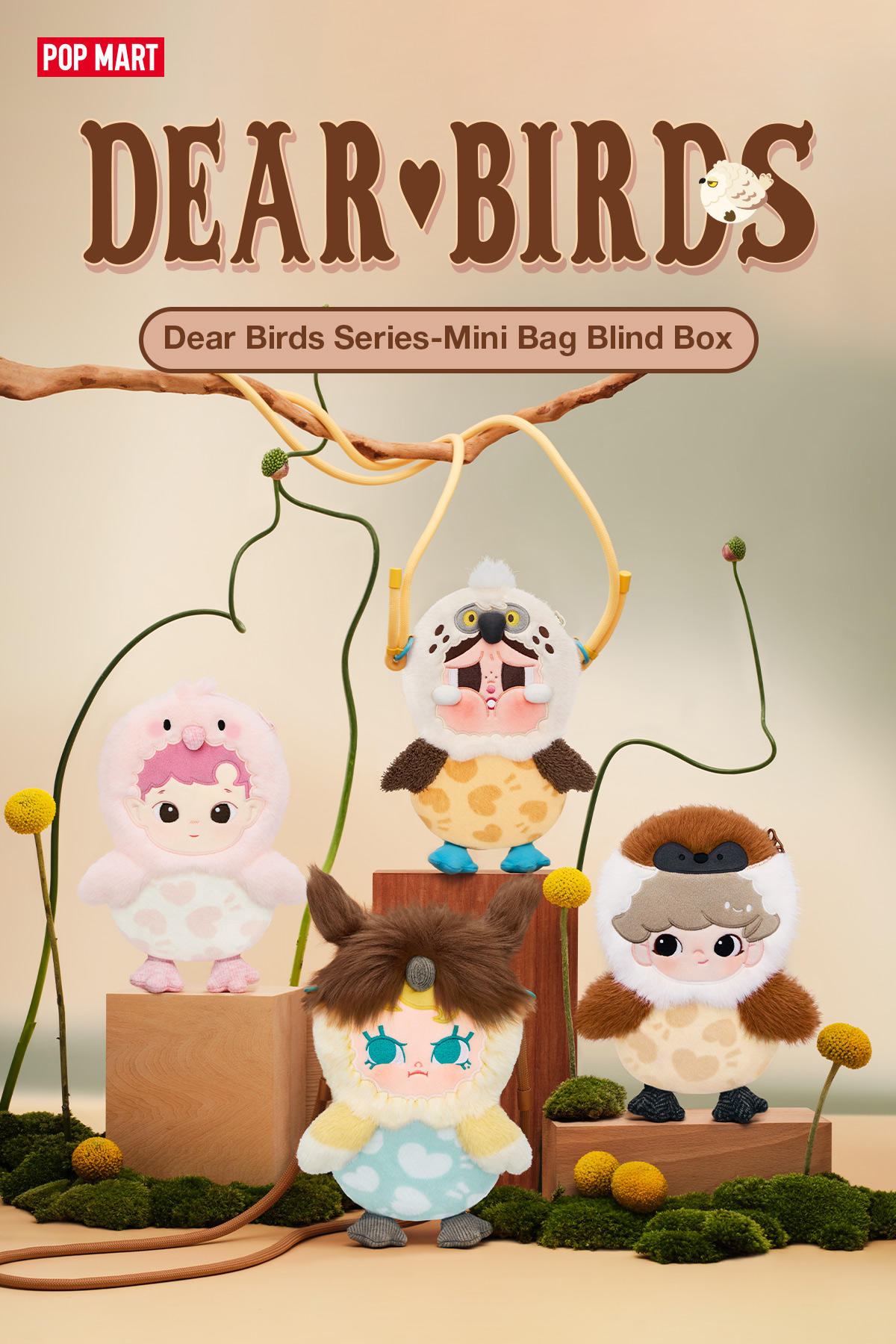 POP NOW:Dear birds series-Mini Bag Blind Box - POP MART (Singapore)