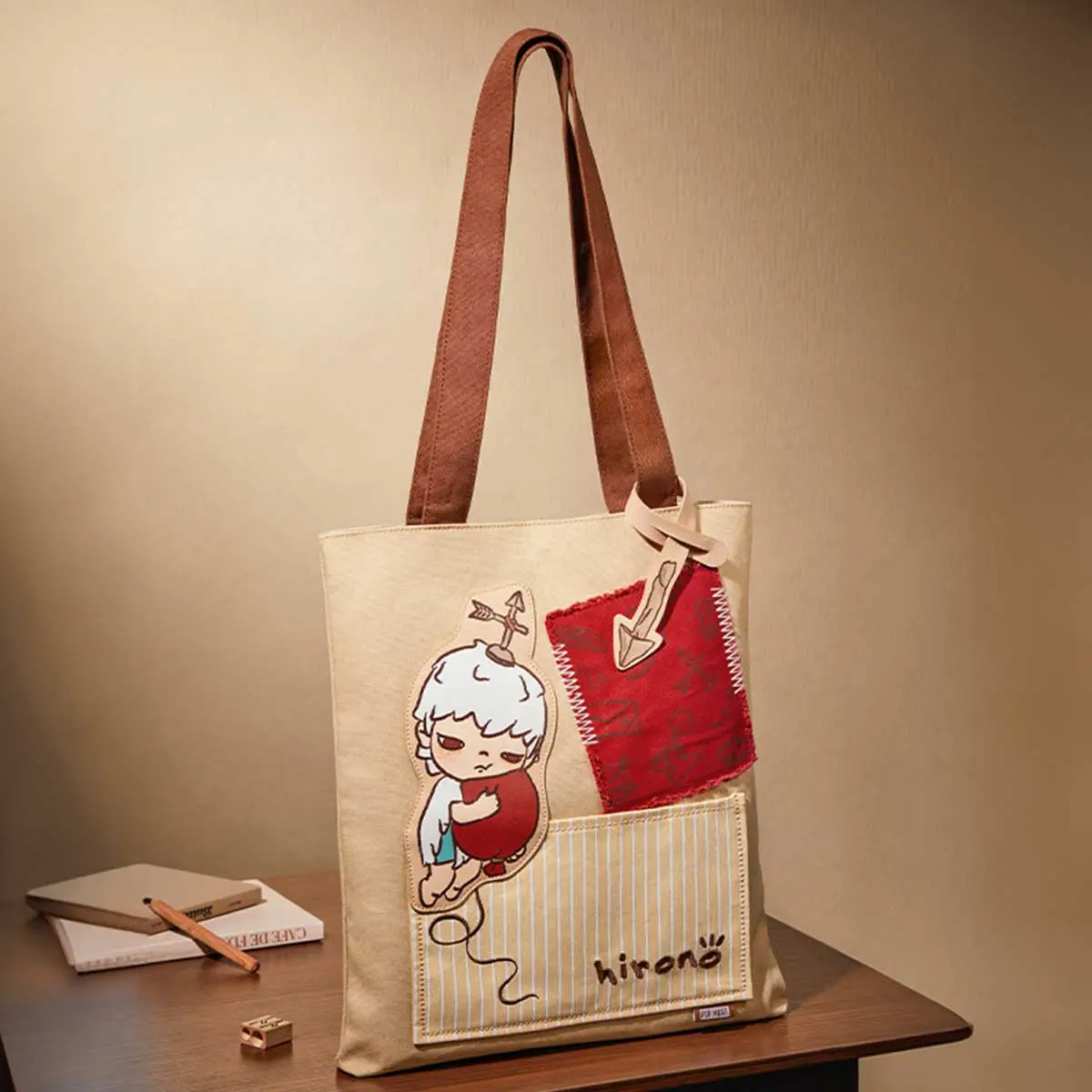 Hirono Mime Series-Canvas Messenger Bag-POP MART(France)