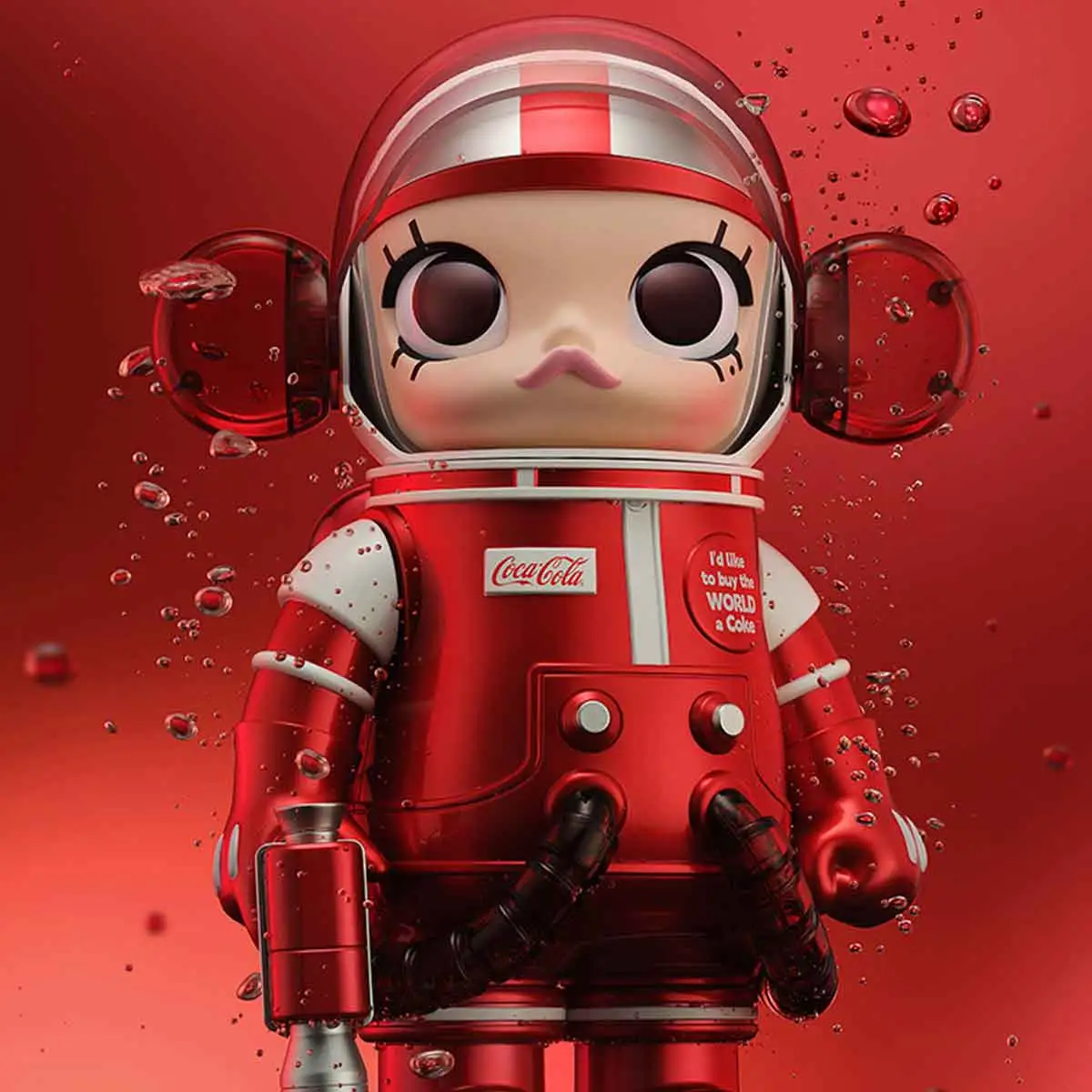 MEGA SPACE MOLLY 400% COCA-COLA CLASSIC - POP MART (Belgium) 