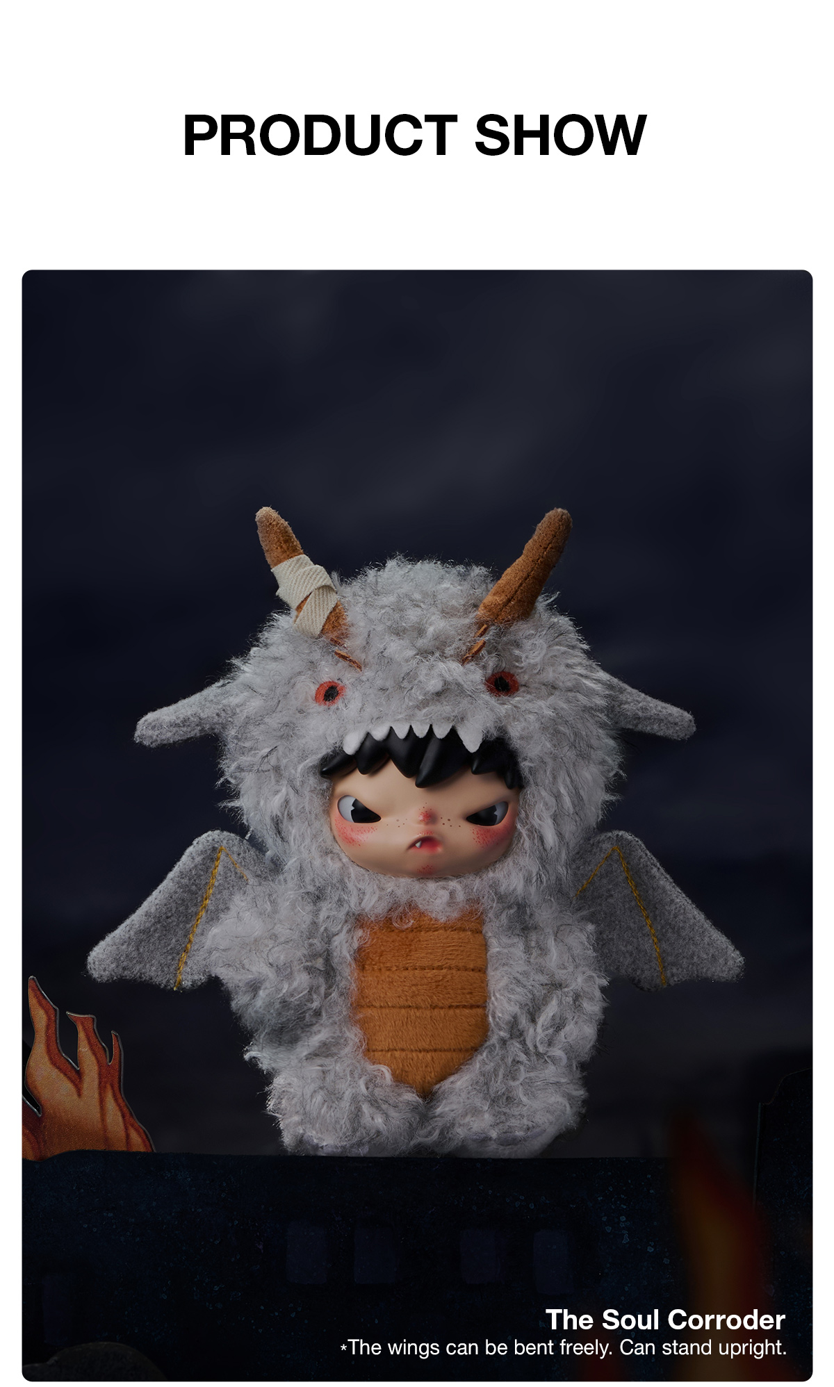Hirono Mist-Walker Series - Plush Doll Pendant - POP MART (Japan)