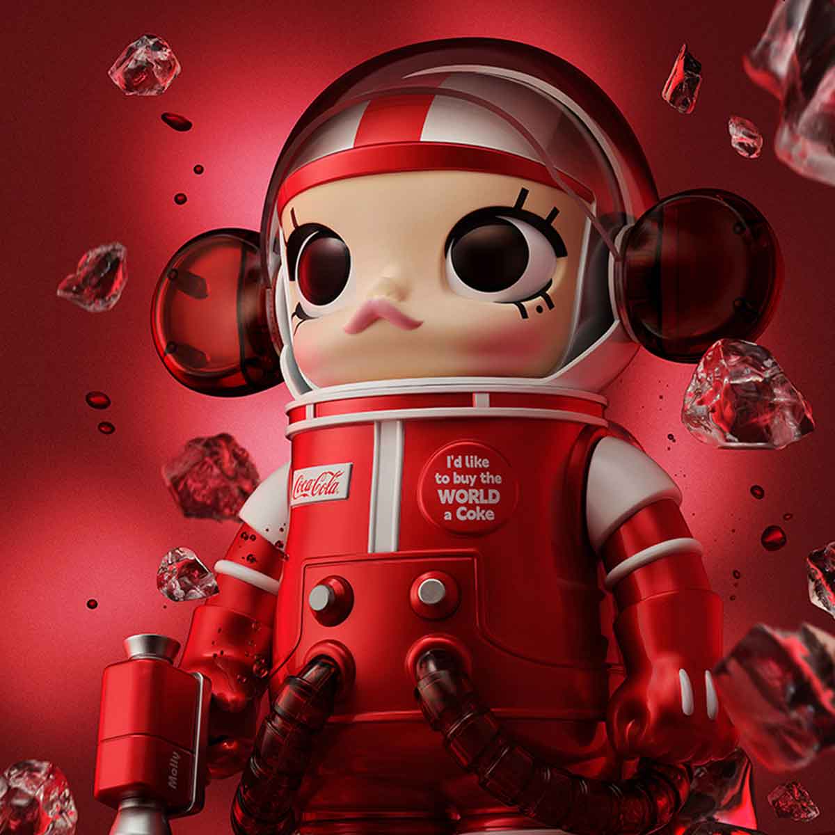 MEGA SPACE MOLLY 400% COCA-COLA CLASSIC - POP MART (France)