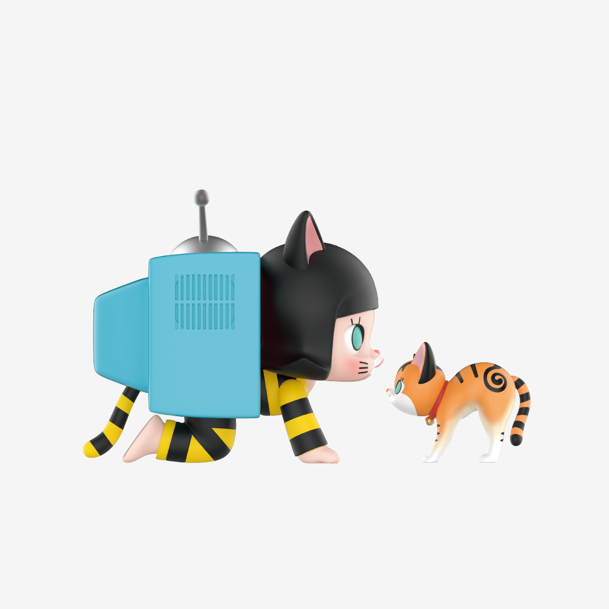 その他 POPMART MOLLY POP MART MOLLY Hugging 1/8 Action Figure with Stuffed Shiba
