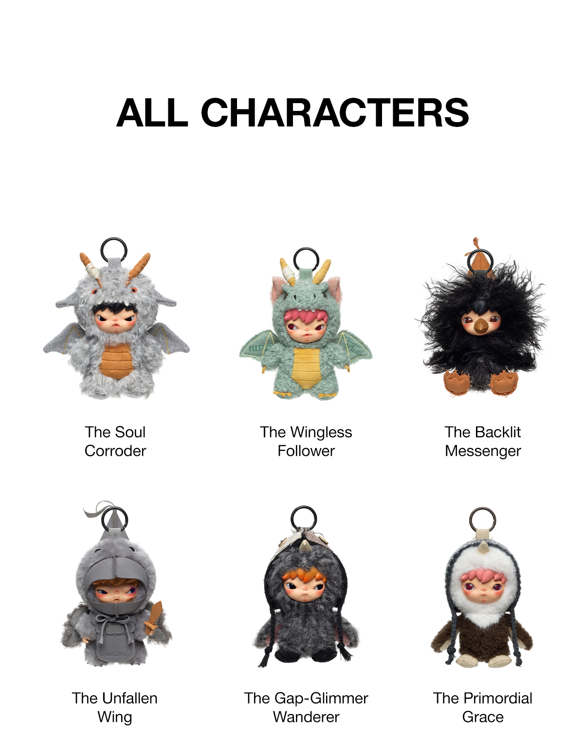 Hirono Mist-Walker Series - Plush Doll Pendant - POP MART (Japan)