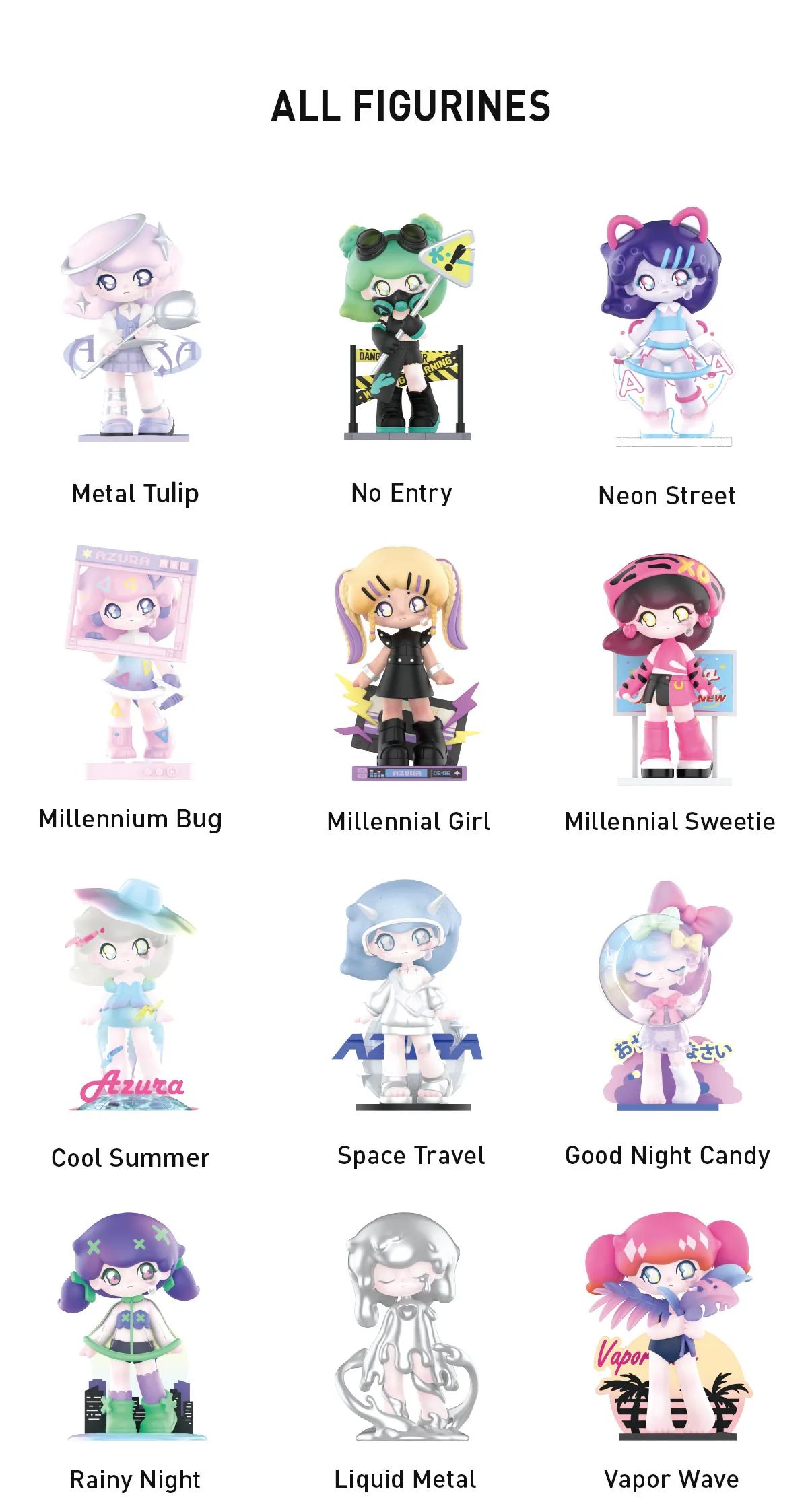 AZURA Y2K Series Figures - POP MART (Italy) 