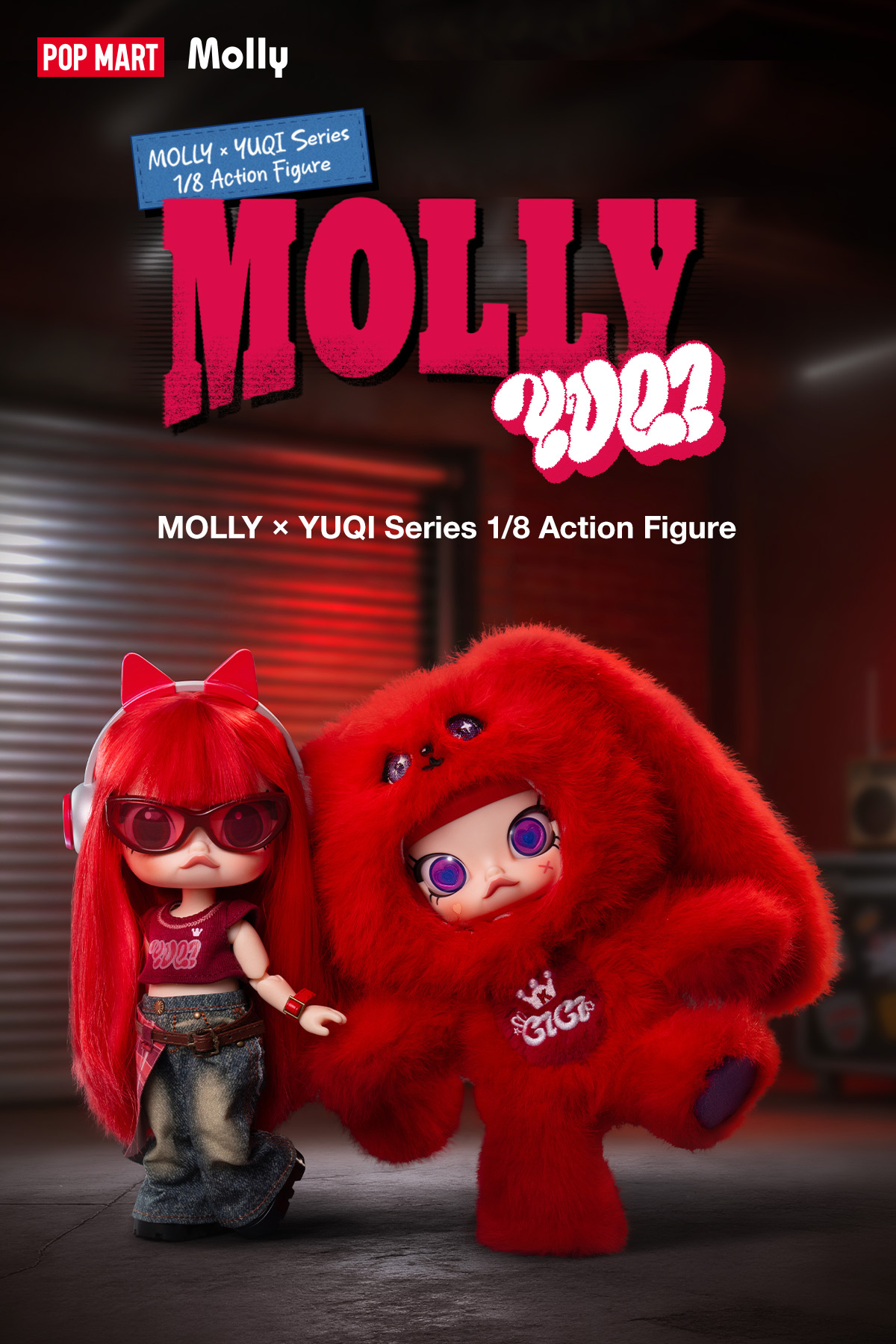 新品未開封 POP MART MOLLY × YUQI ウギトレカ POP NOW:MOLLY × YUQI Series 1/8 Action Figure - POP MART (Singapore)