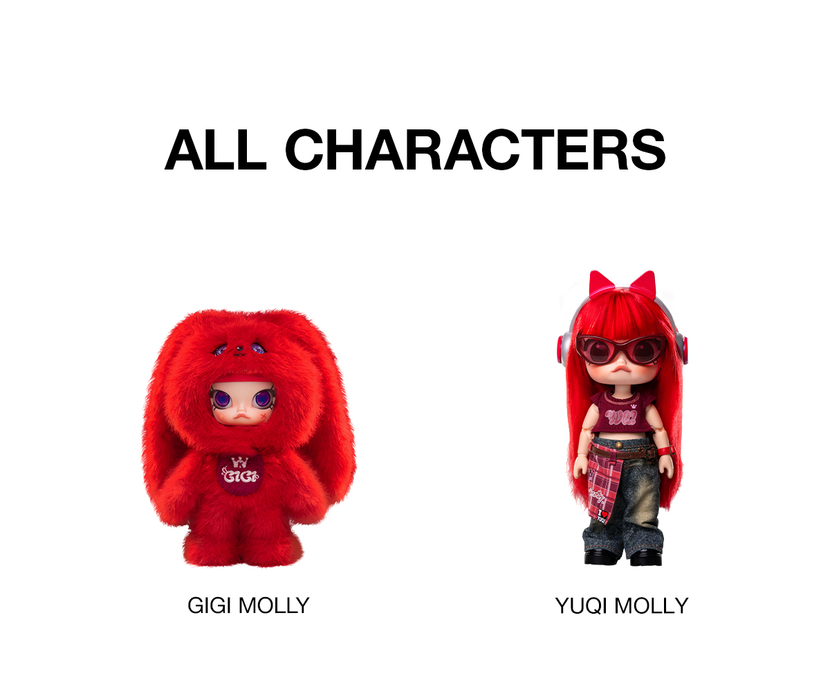 POP NOW:MOLLY × YUQI Series 1/8 Action Figure - POP MART (Singapore)