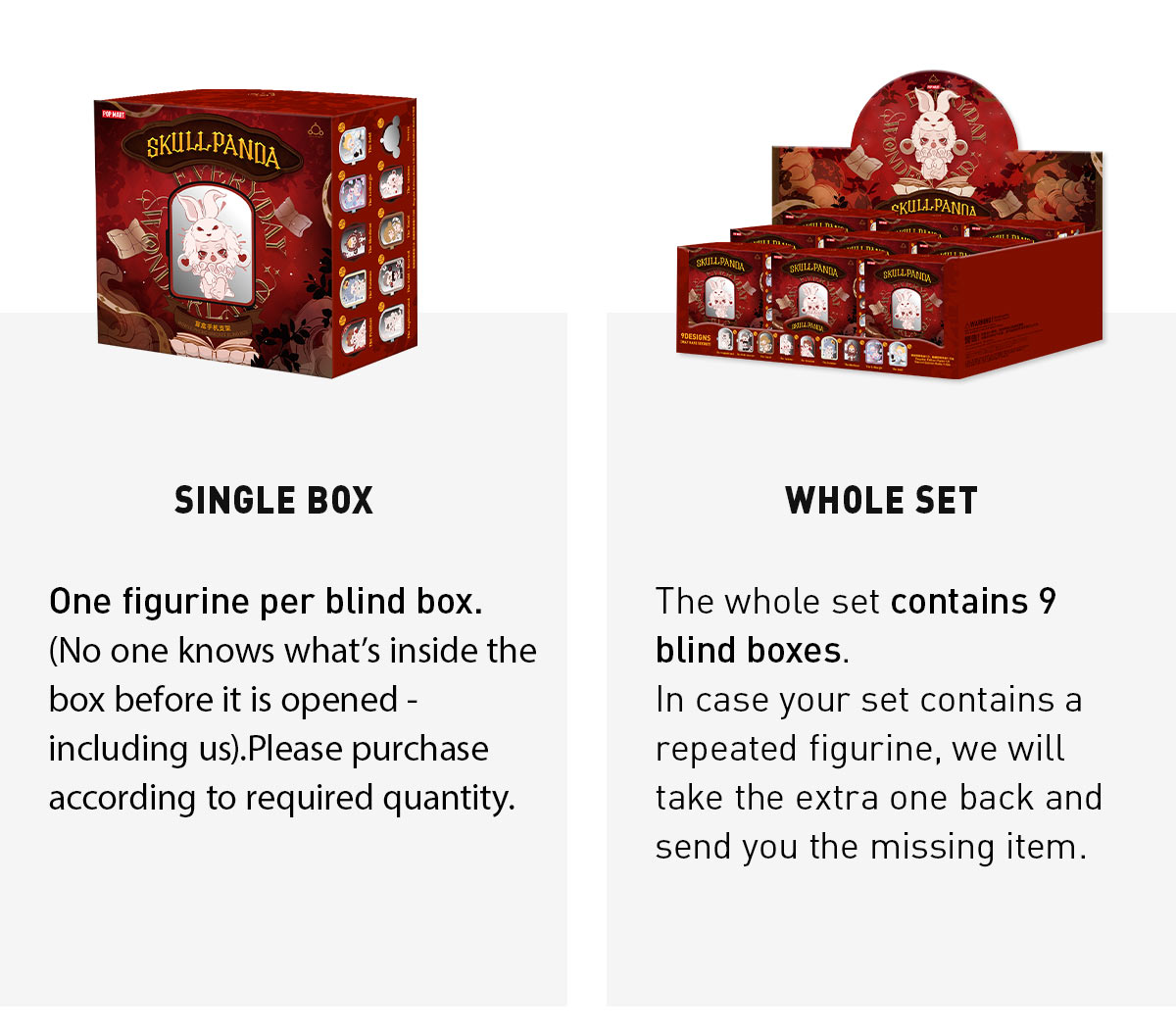 SKULLPANDA 18体セット　ケース付き SKULLPANDA Winter Symphonyシリーズ【アソートボックス