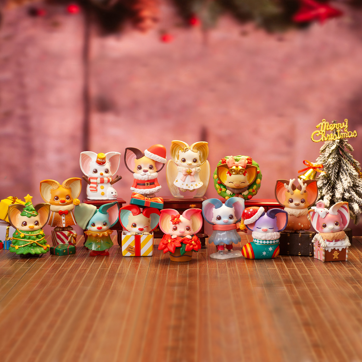 国内PROMO  YOO YOO CHRISTMAS TIME IN BLUE Yoki Christmas Series - POP MART (Poland)