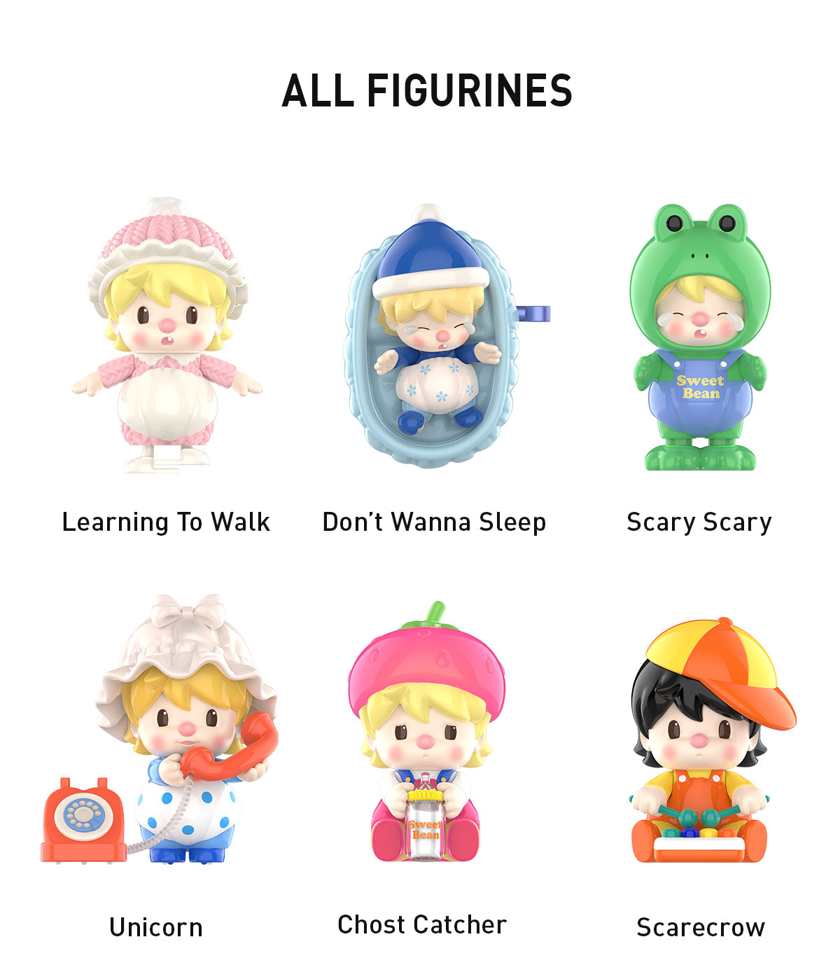 その他 Sweet Bean popmart POP NOW:Sweet Bean Fruit World Adventure Series Figures