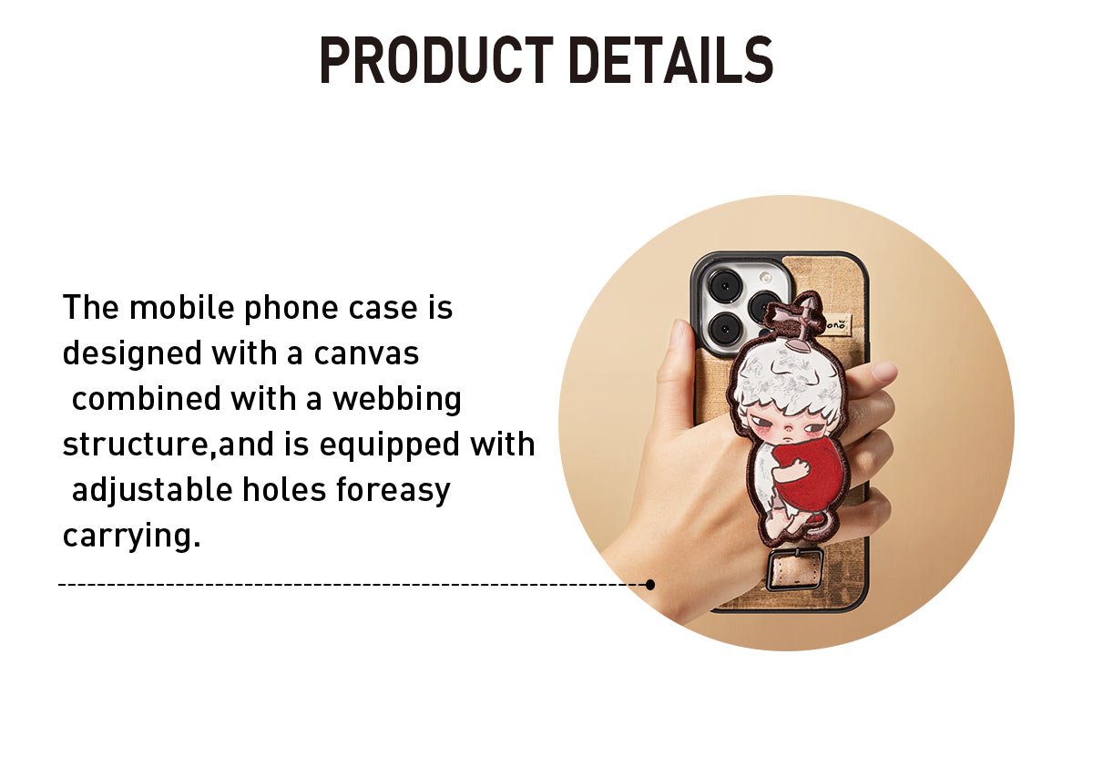 Hirono Mime Series-Lanyard Phone Case - POP MART (Thailand)
