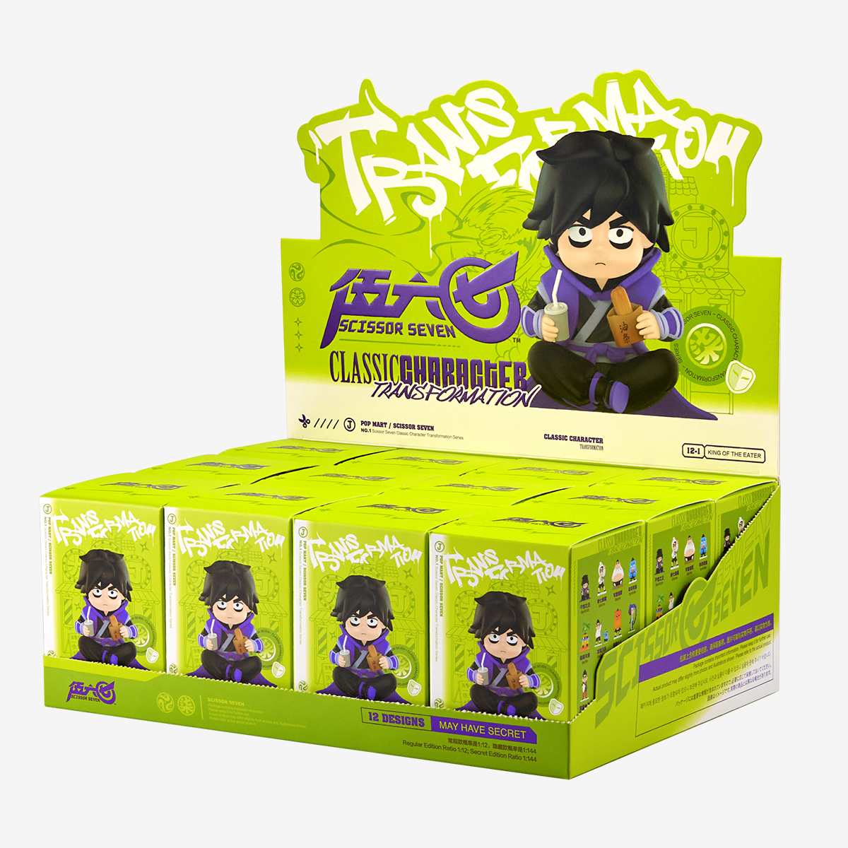 Scissor Seven Classic Character Transformation Series - POP MART