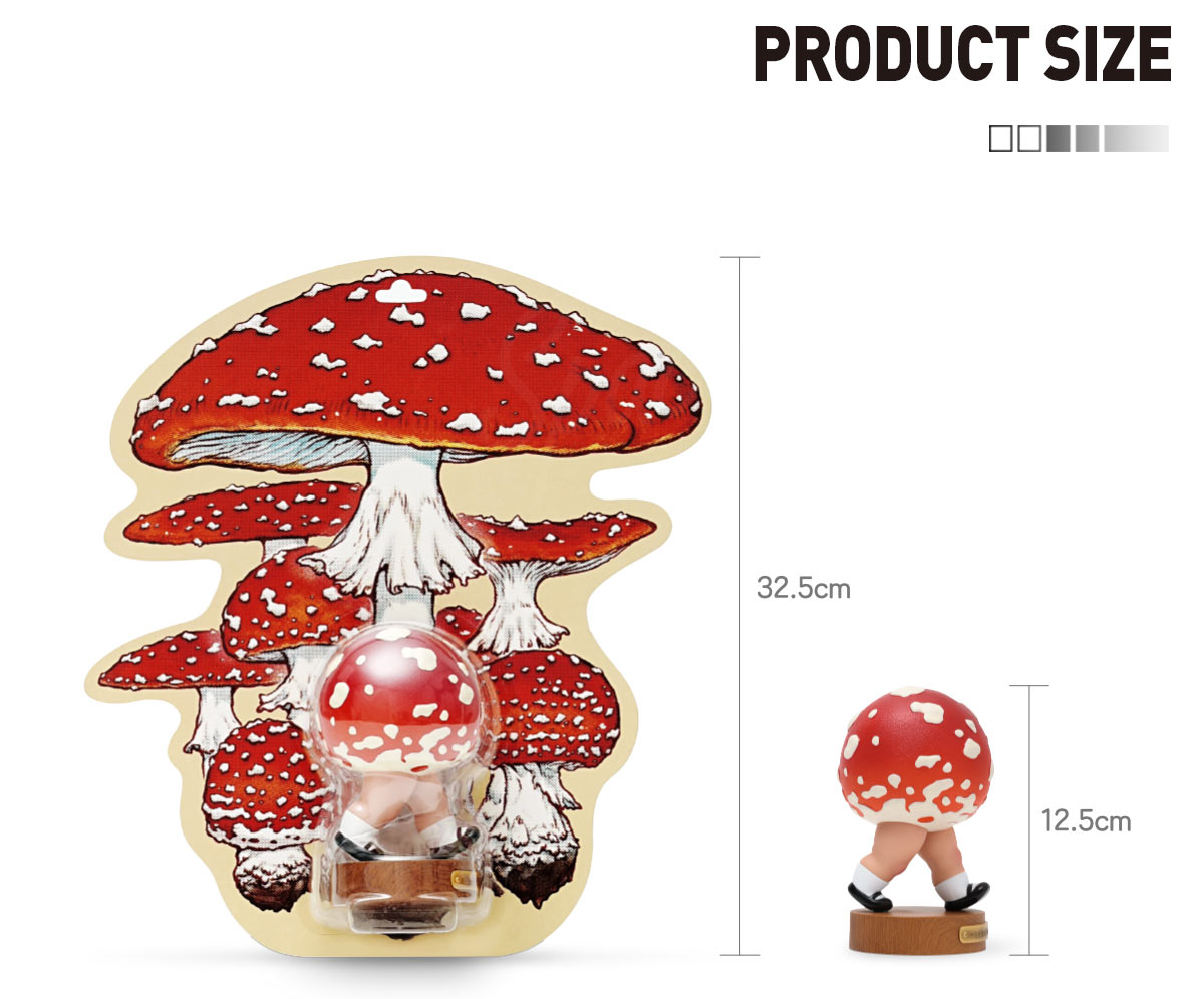 Heeled Mushroom Walking - POP MART (Macao, China)